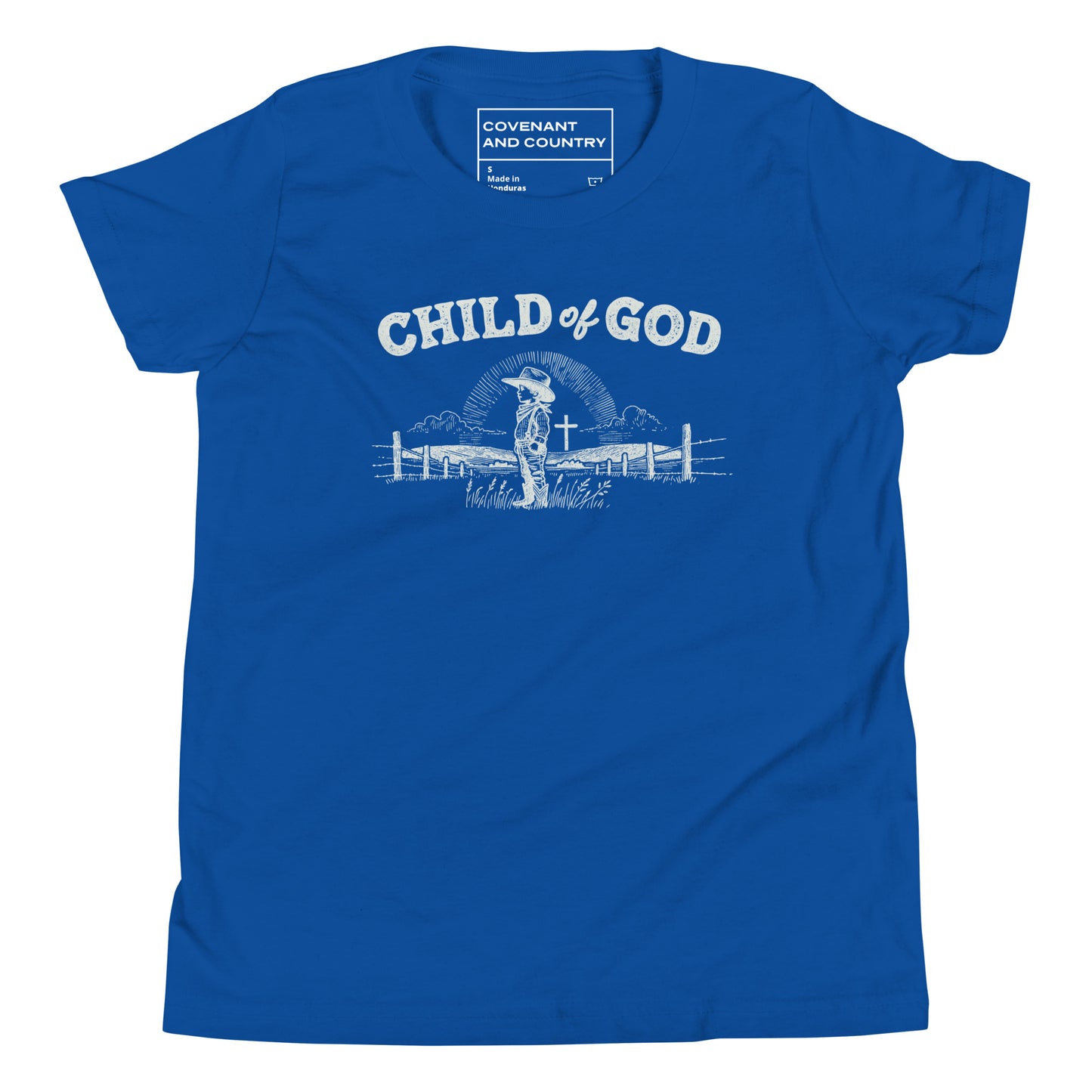 Child of God Royal Blue Youth T-Shirt