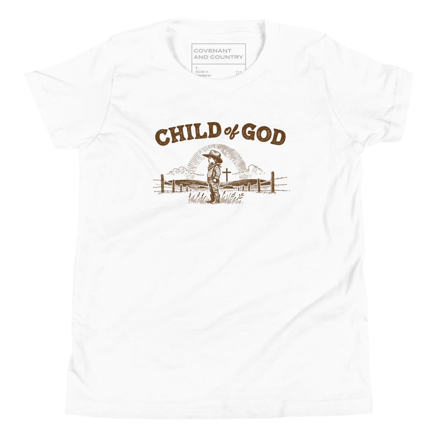 Child of God White Youth T-Shirt