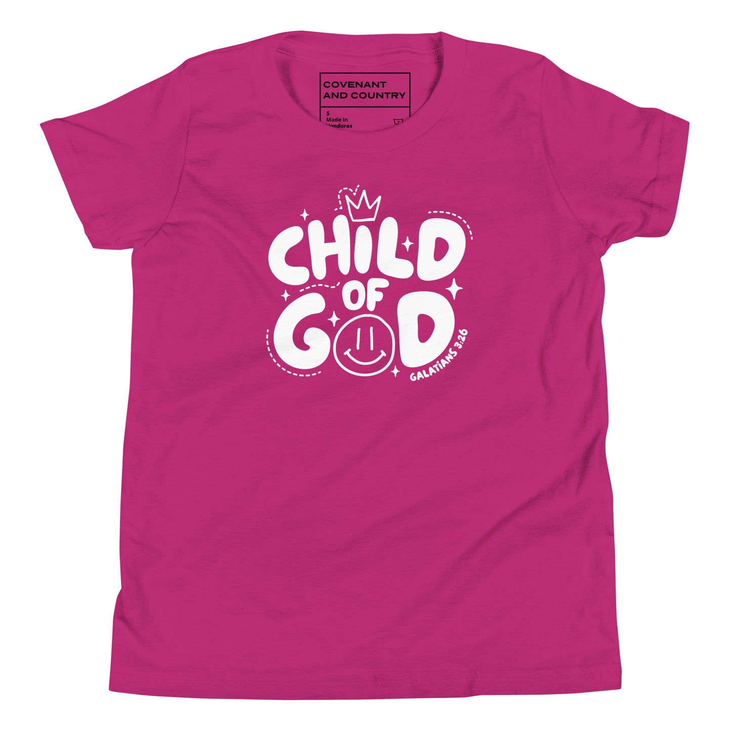 Child of God Youth Berry Pink T-Shirt