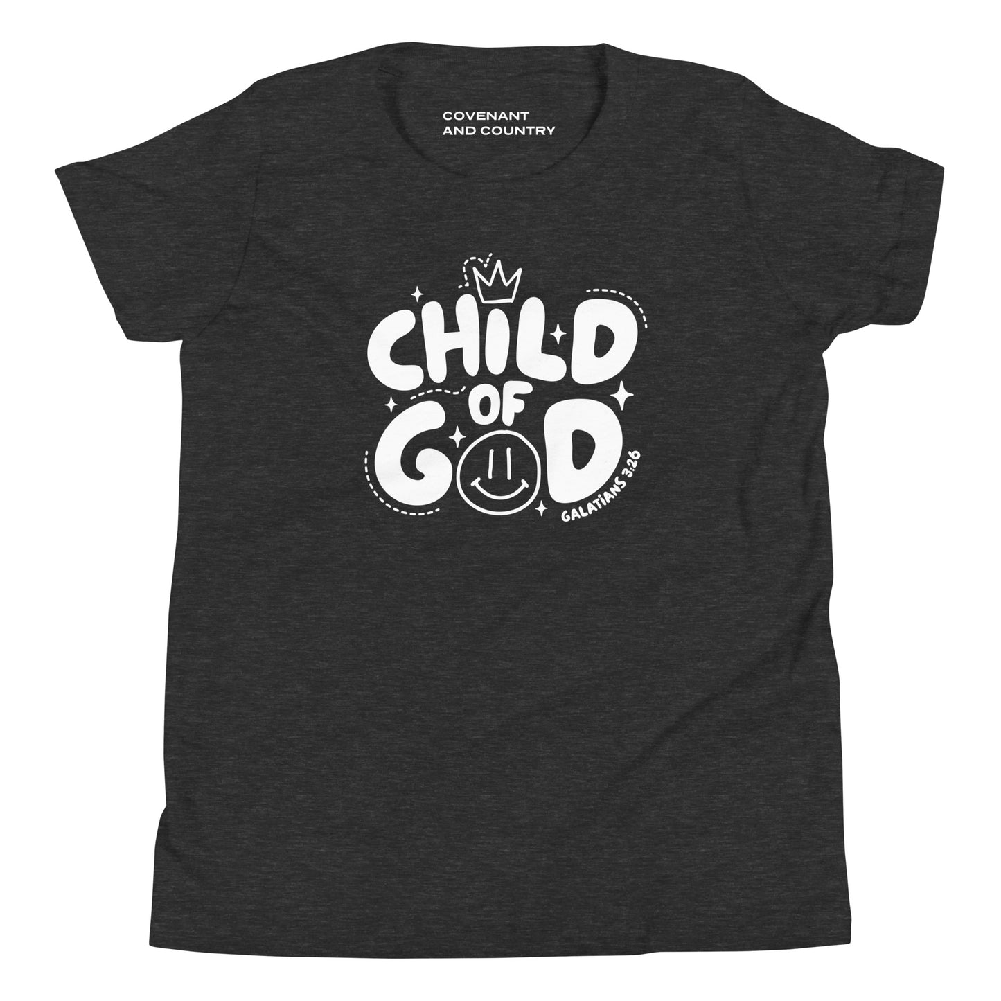 Child of God Youth Grey Heather T-Shirt