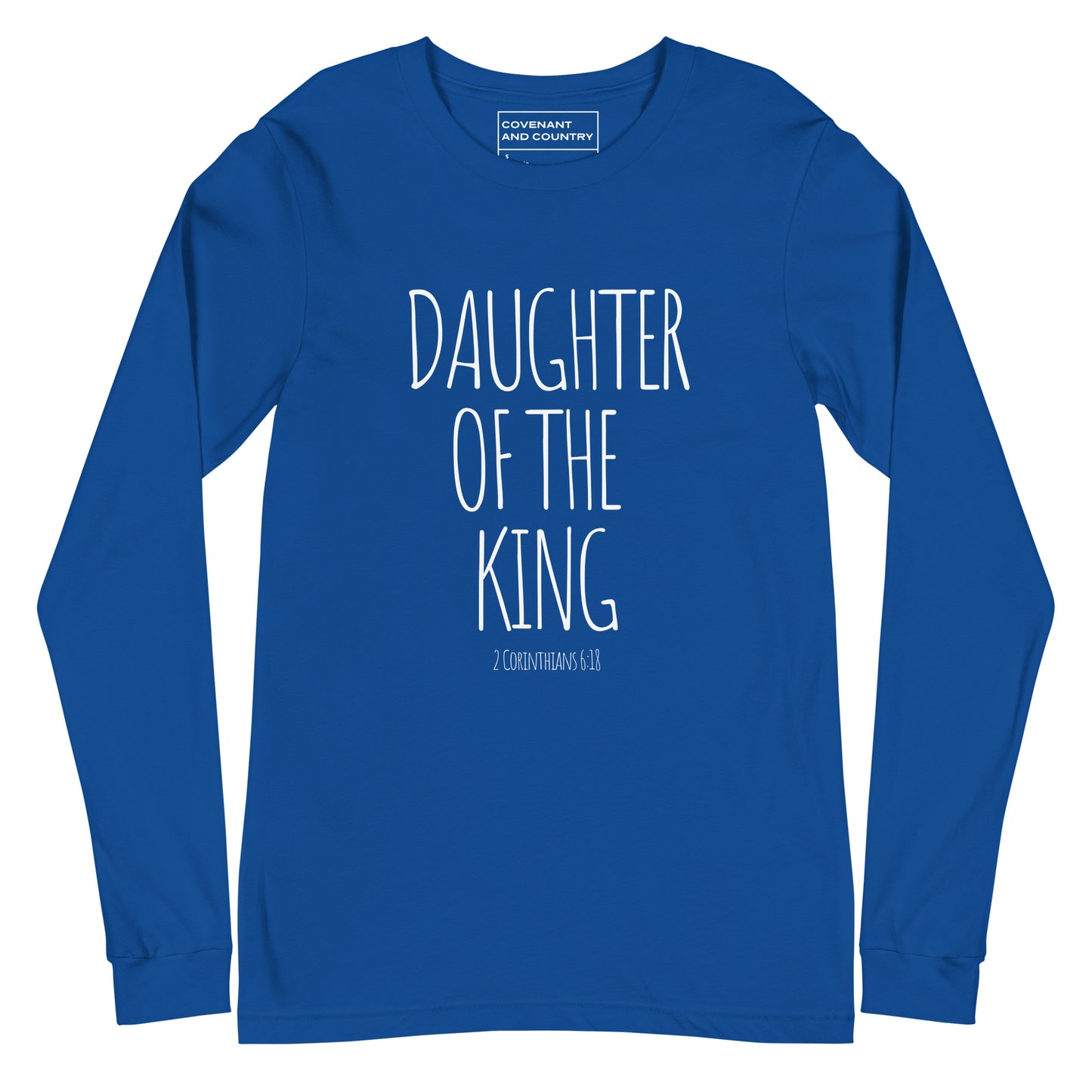 Daughter of the King Royal Blue Long Sleeve Shirt