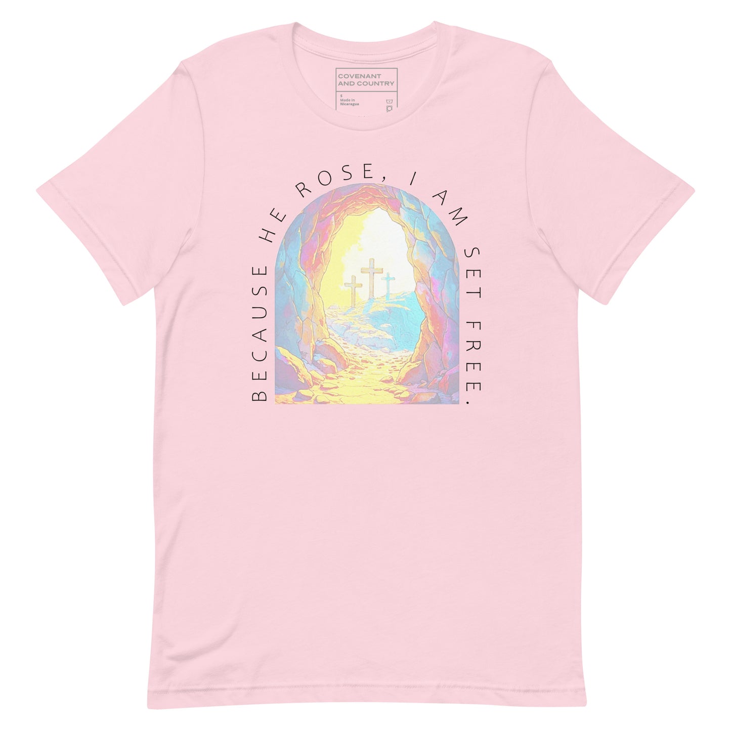 Empty Tomb T-Shirt Soft Pink