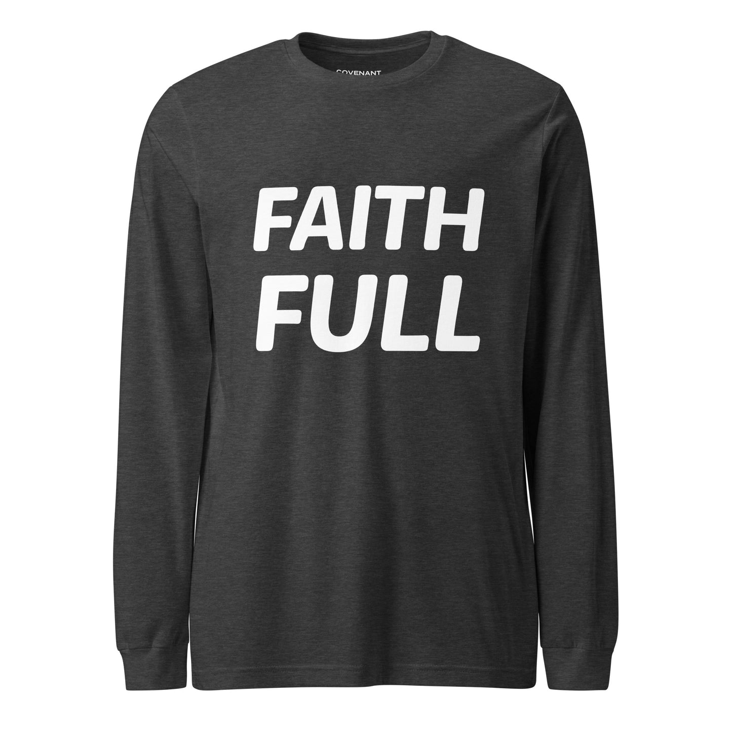 Faithful Long Sleeve T-Shirt Heather Grey Dark