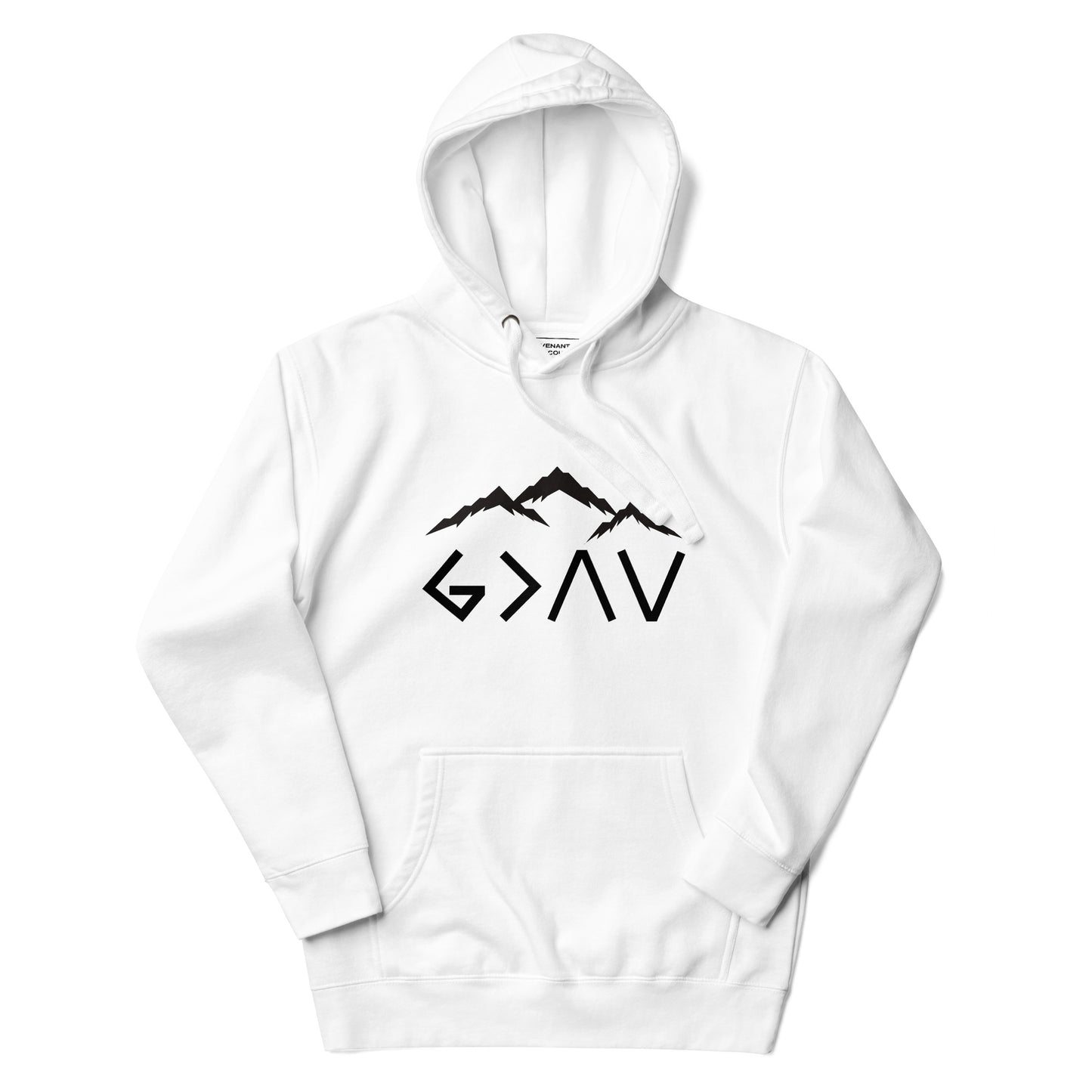 God Over Highs And Lows Hoodie White