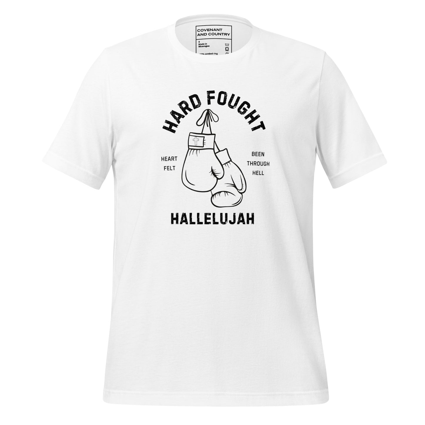 Hard Fought Hallelujah T-Shirt White
