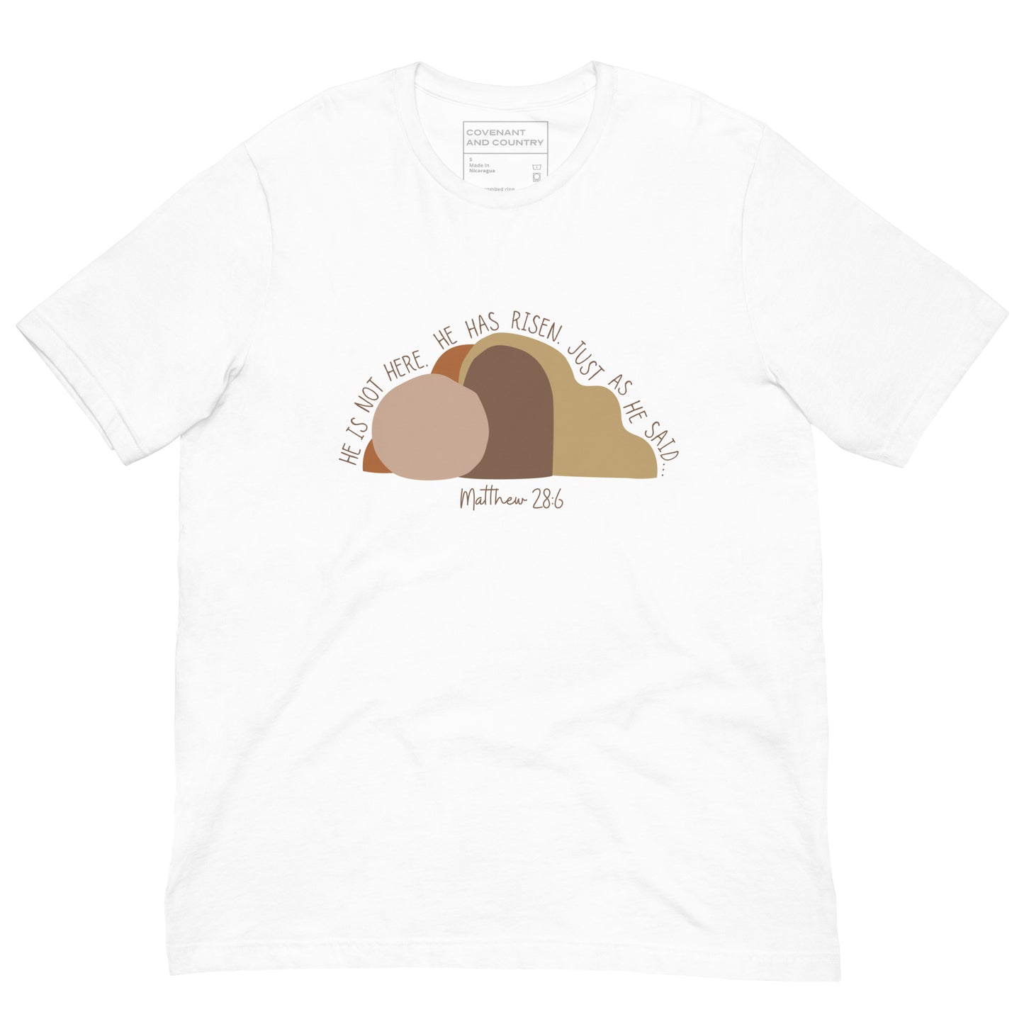 He Is Risen T-Shirt White