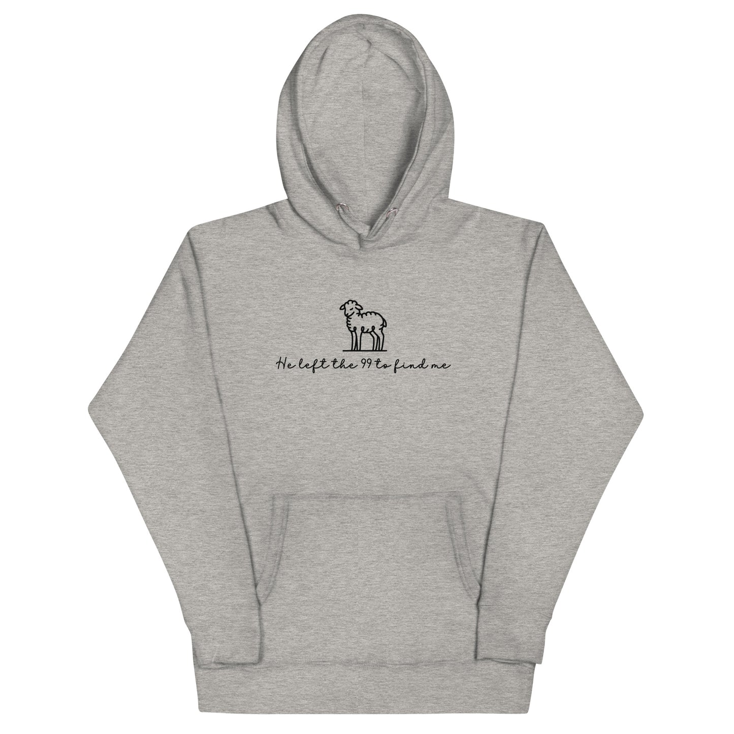 He Left The 99 To Find Me Hoodie Grey