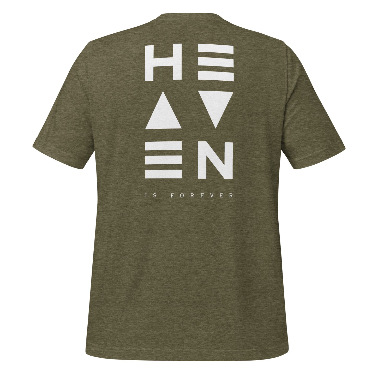 Heaven is Forever Heather Olive Back