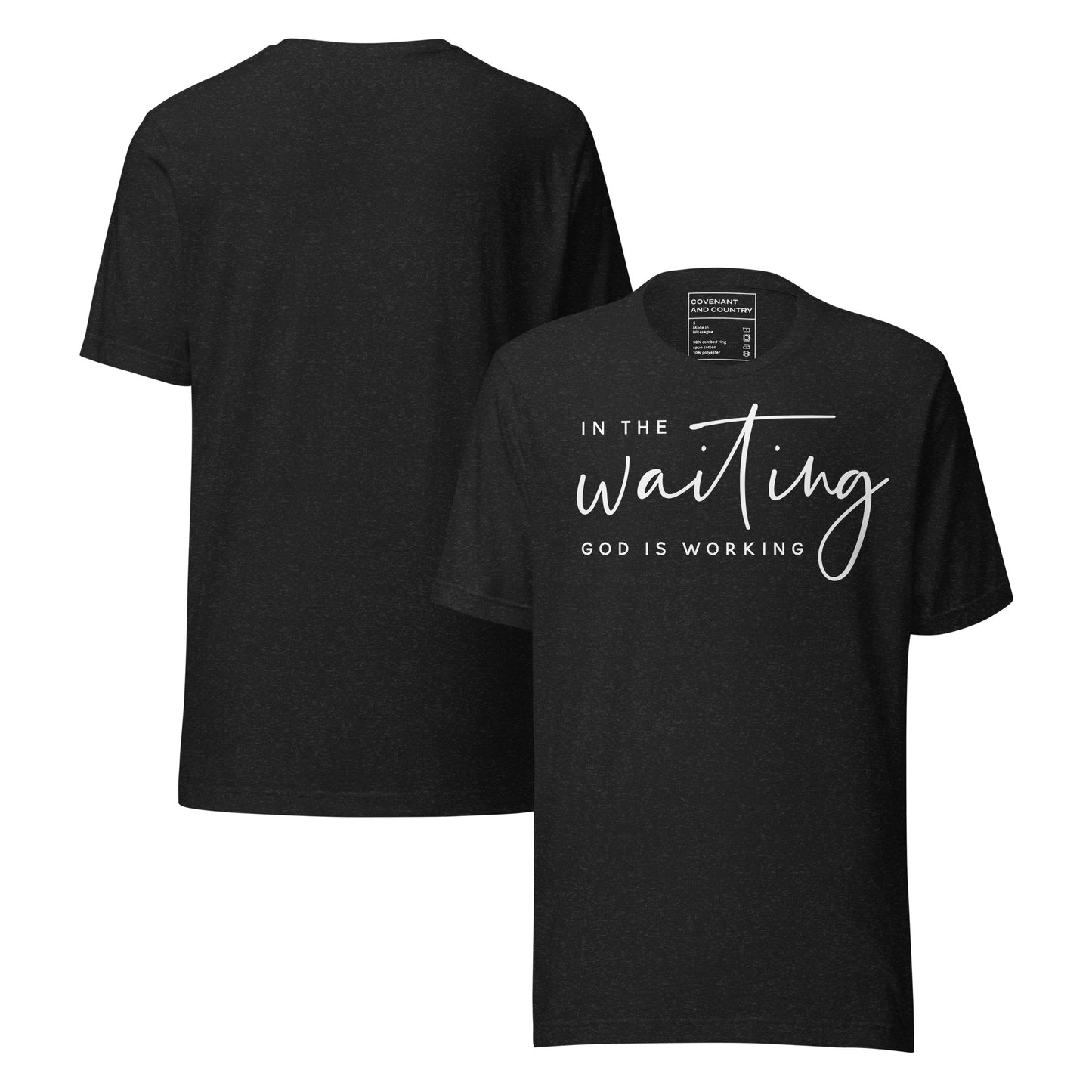 In The Waiting T-Shirt Heather Black