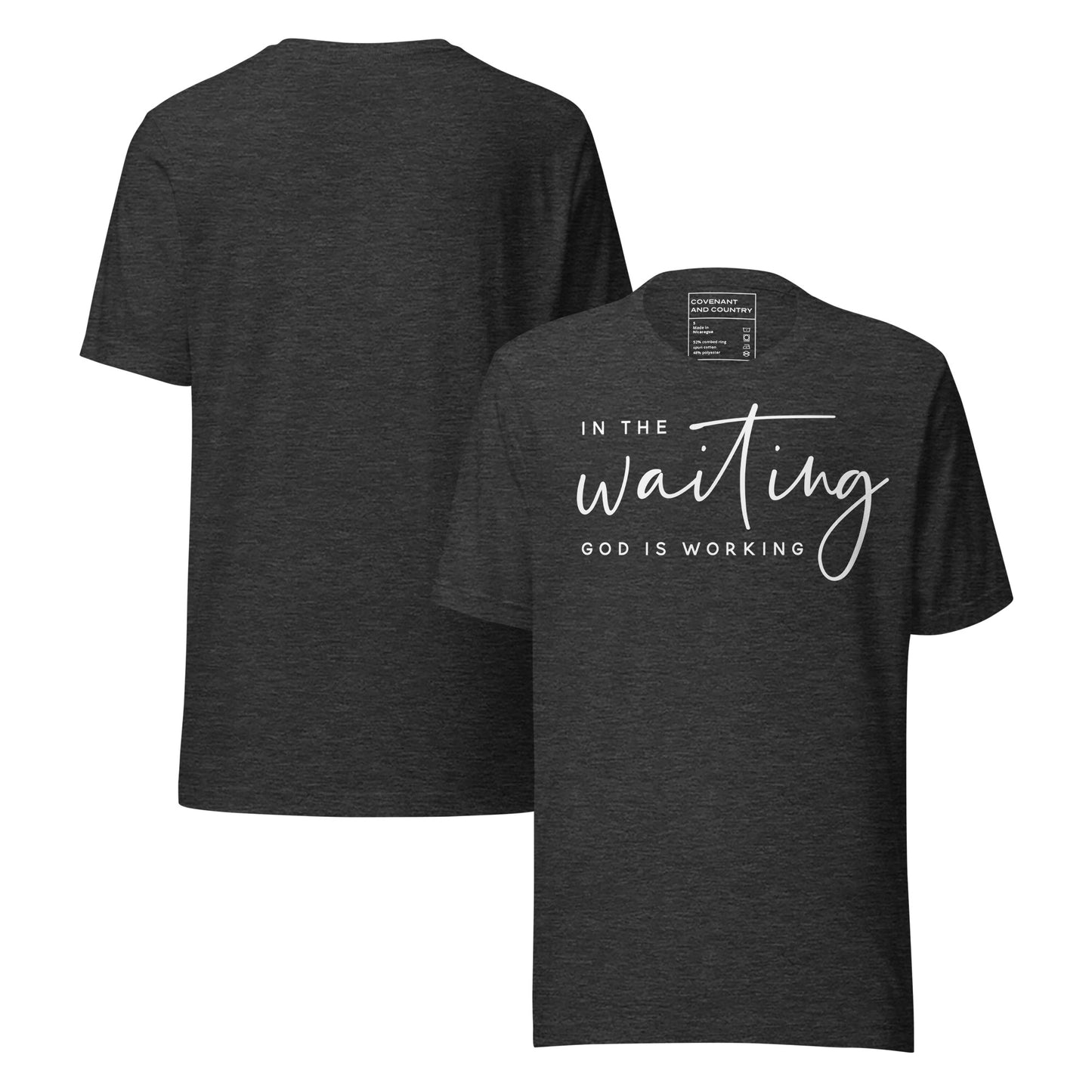 In The Waiting T-Shirt Heather Dark Grey