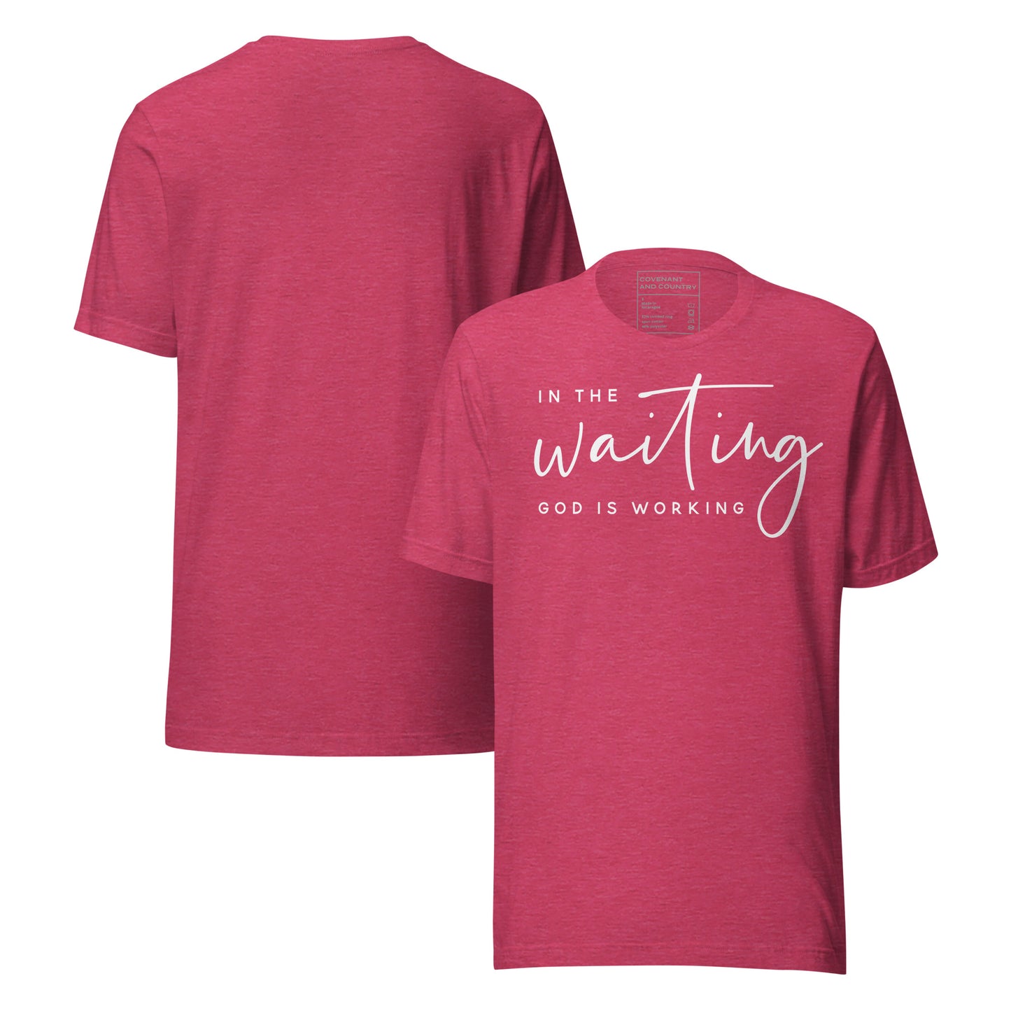 In The Waiting T-Shirt Heather Raspberry