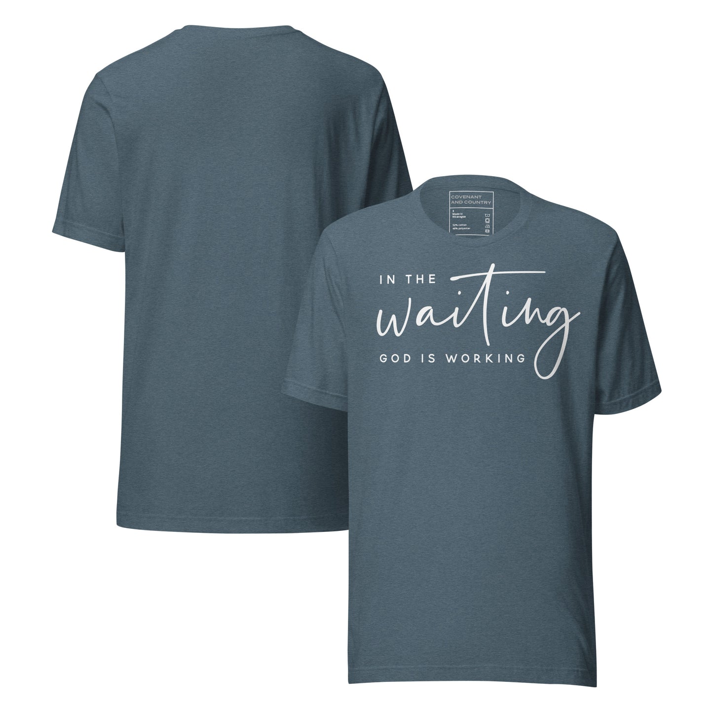 In The Waiting T-Shirt Heather Slate