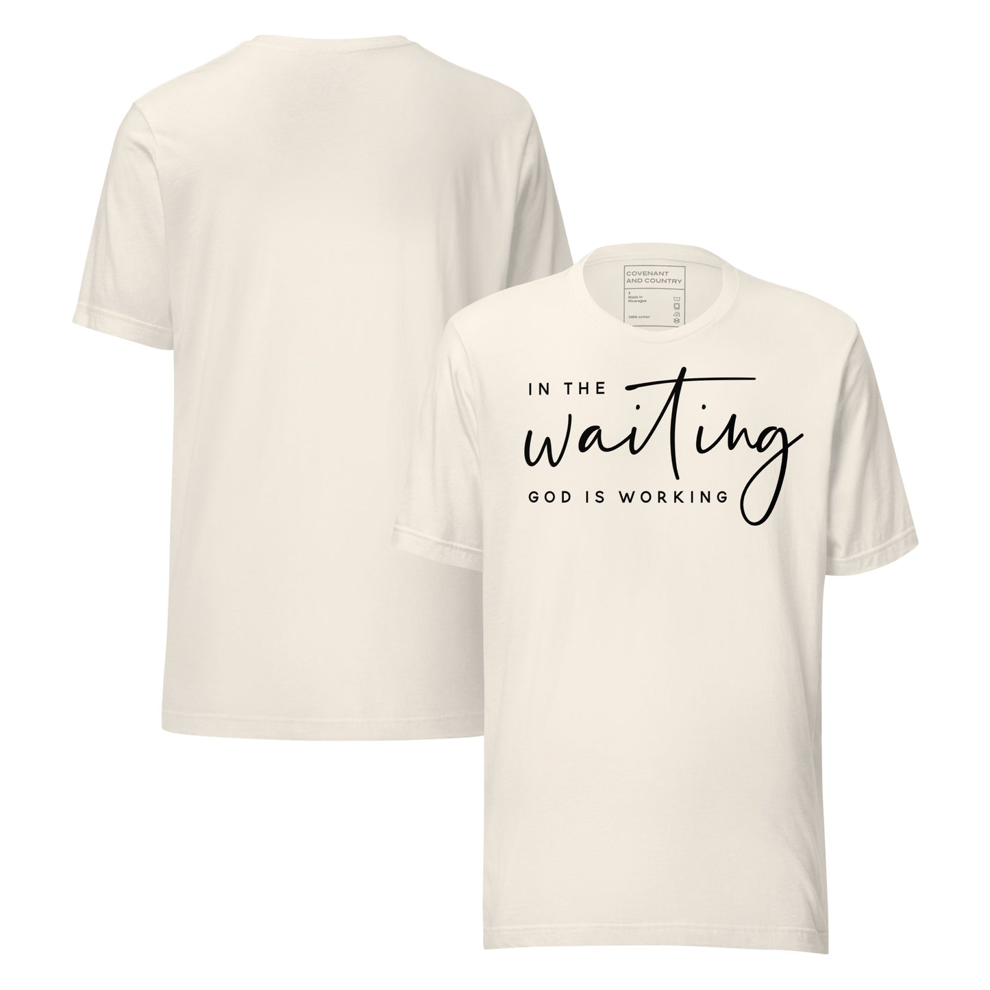 In The Waiting T-Shirt Vintage White