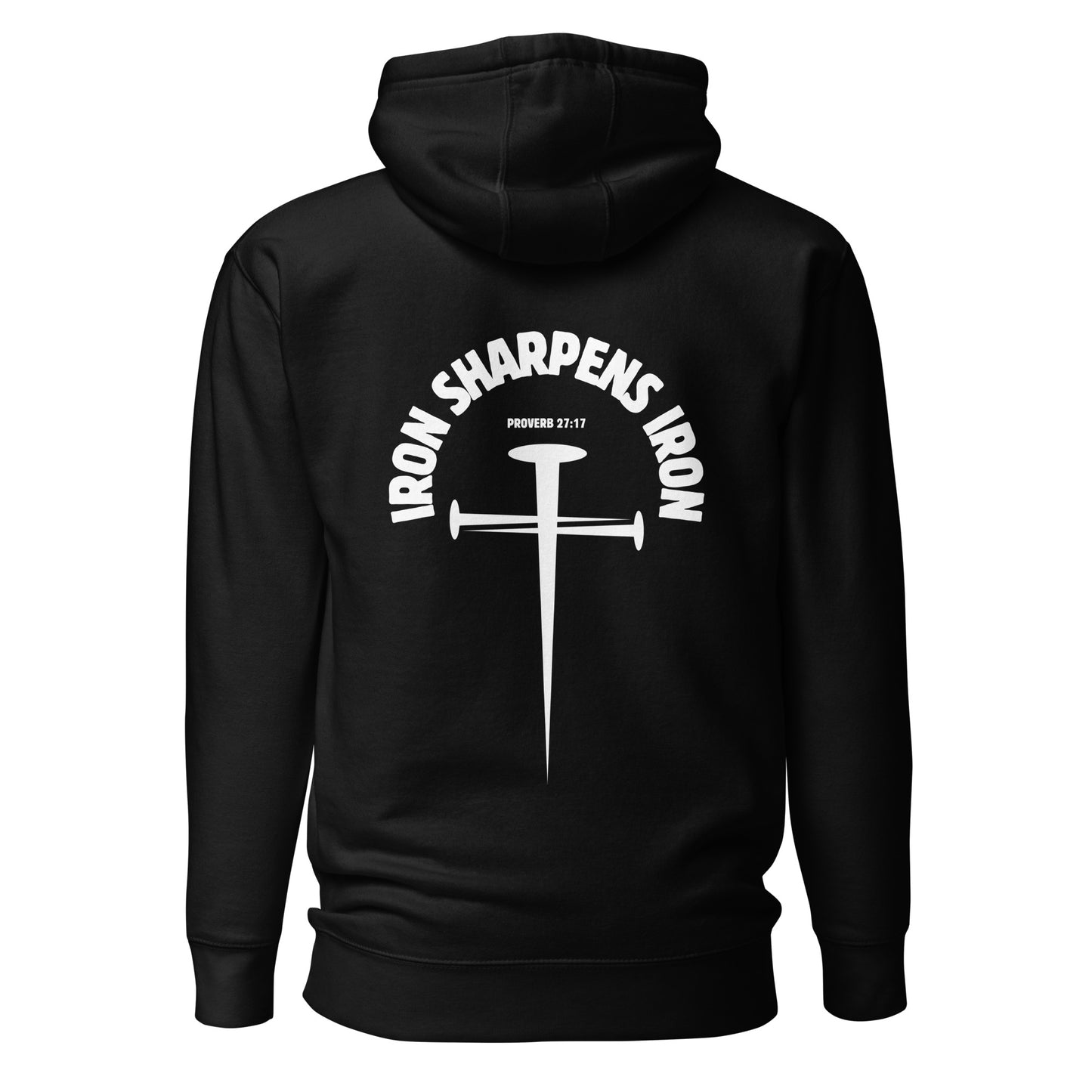 Iron Sharpens Iron Hoodie Black Back