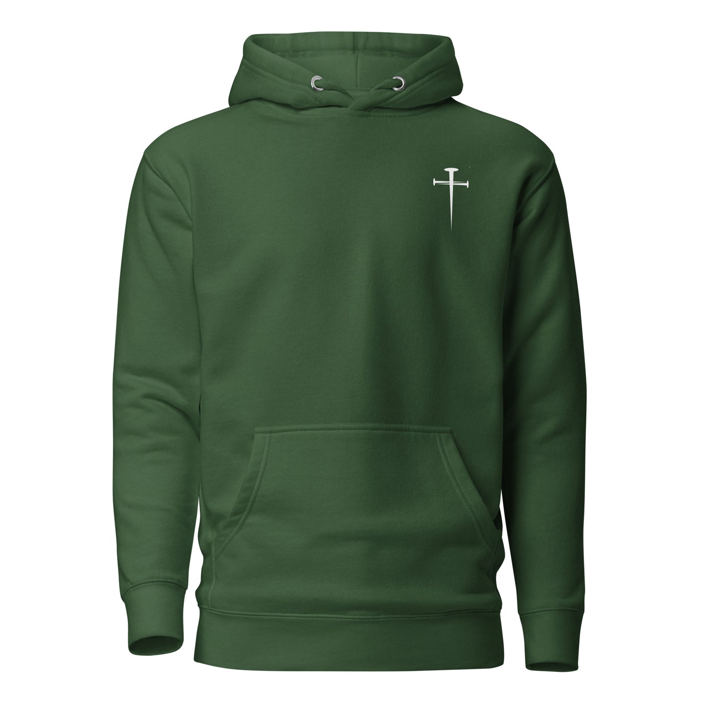 Iron Sharpens Iron Hoodie Forest Green Front