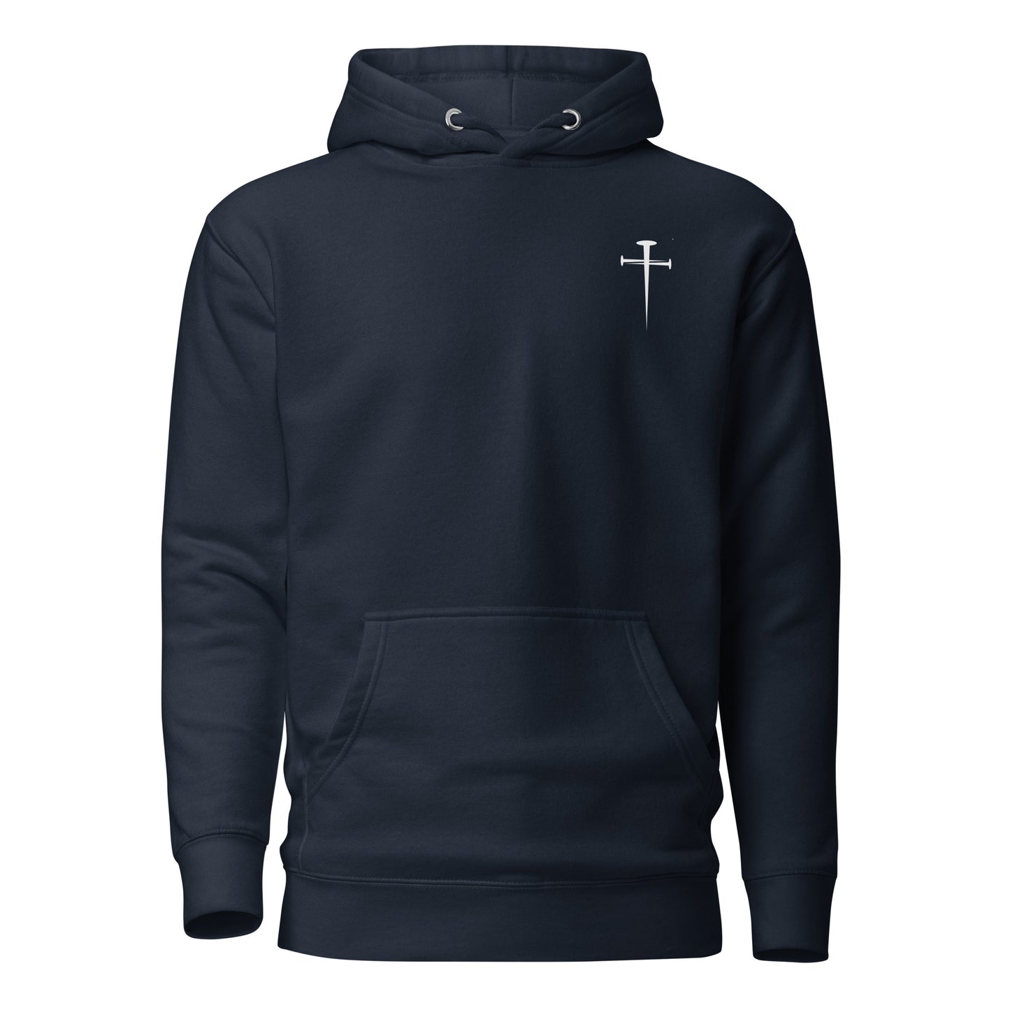 Iron Sharpens Iron Hoodie Navy Front