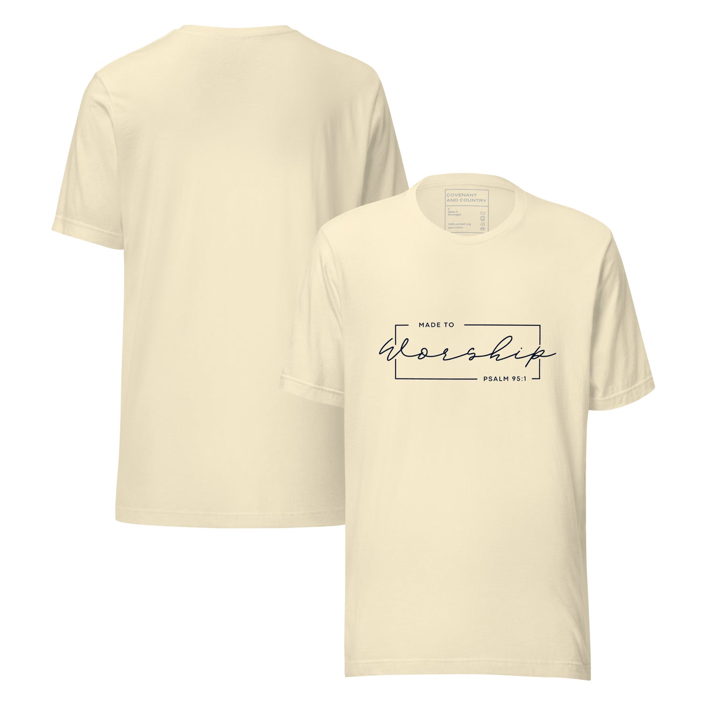 Made To Worship T-Shirt Natural