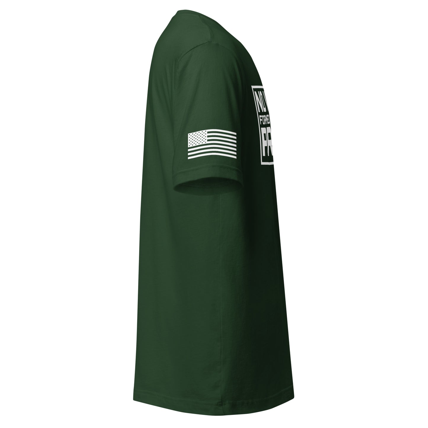 No Weapon Formed Forest Green Right