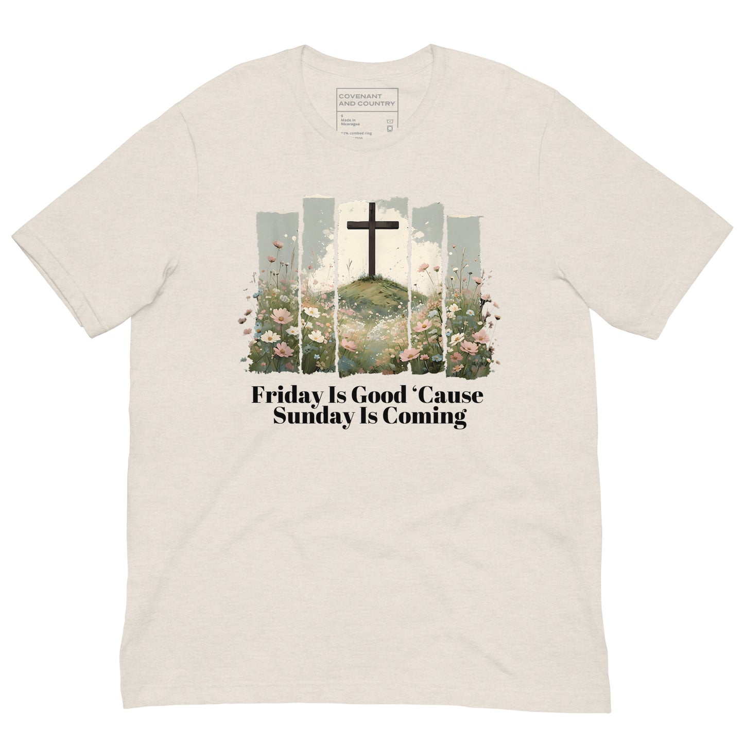 Sunday Is Coming Graphic T-Shirt Heather Dust