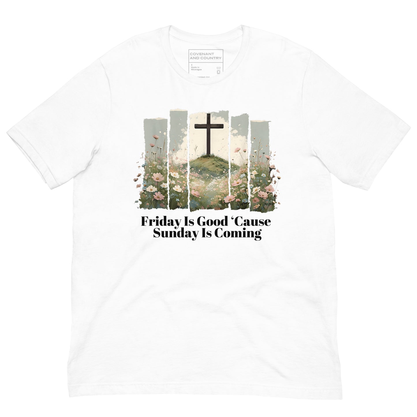 Sunday Is Coming Graphic T-Shirt White