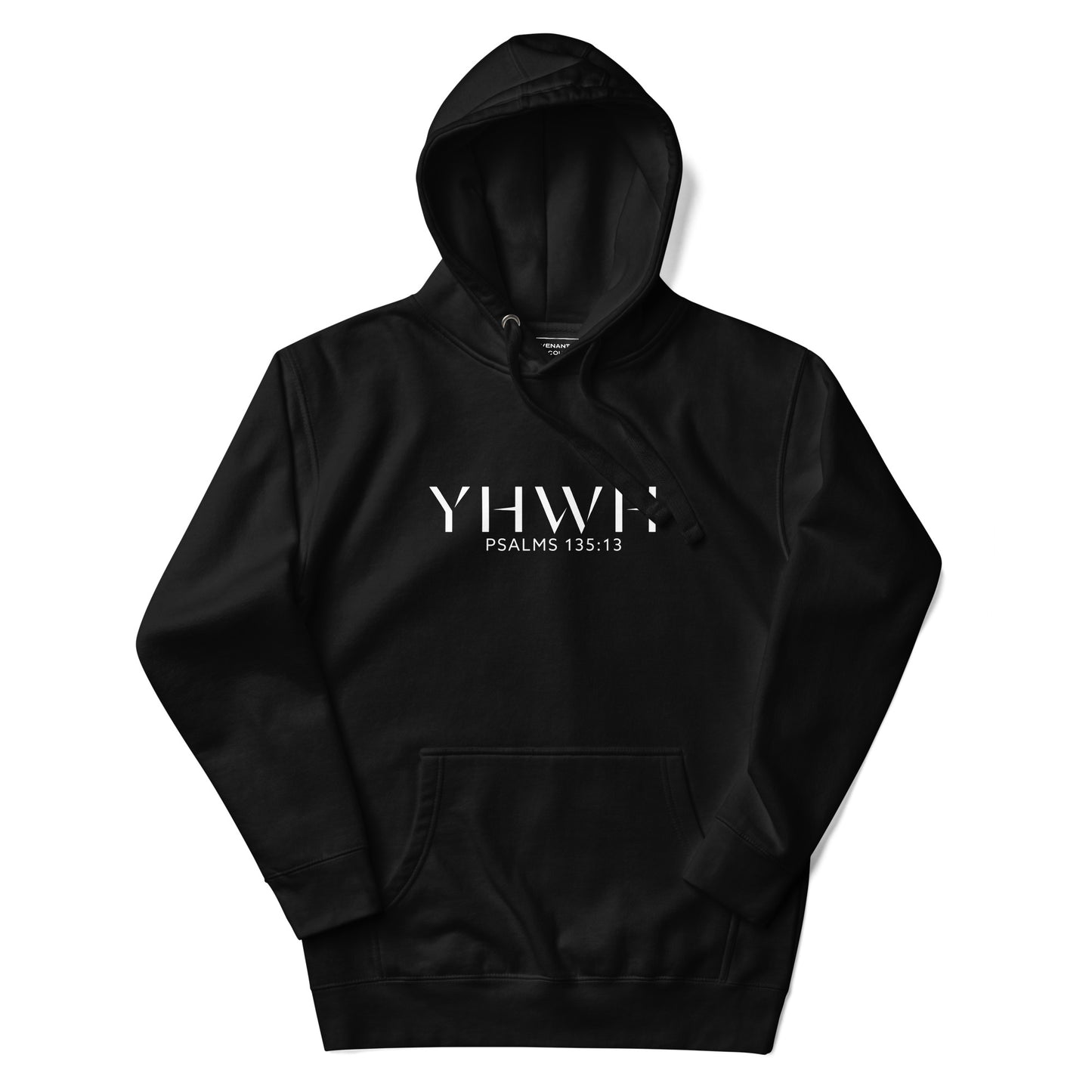 YHWH Psalms 135:13 Hoodie Black