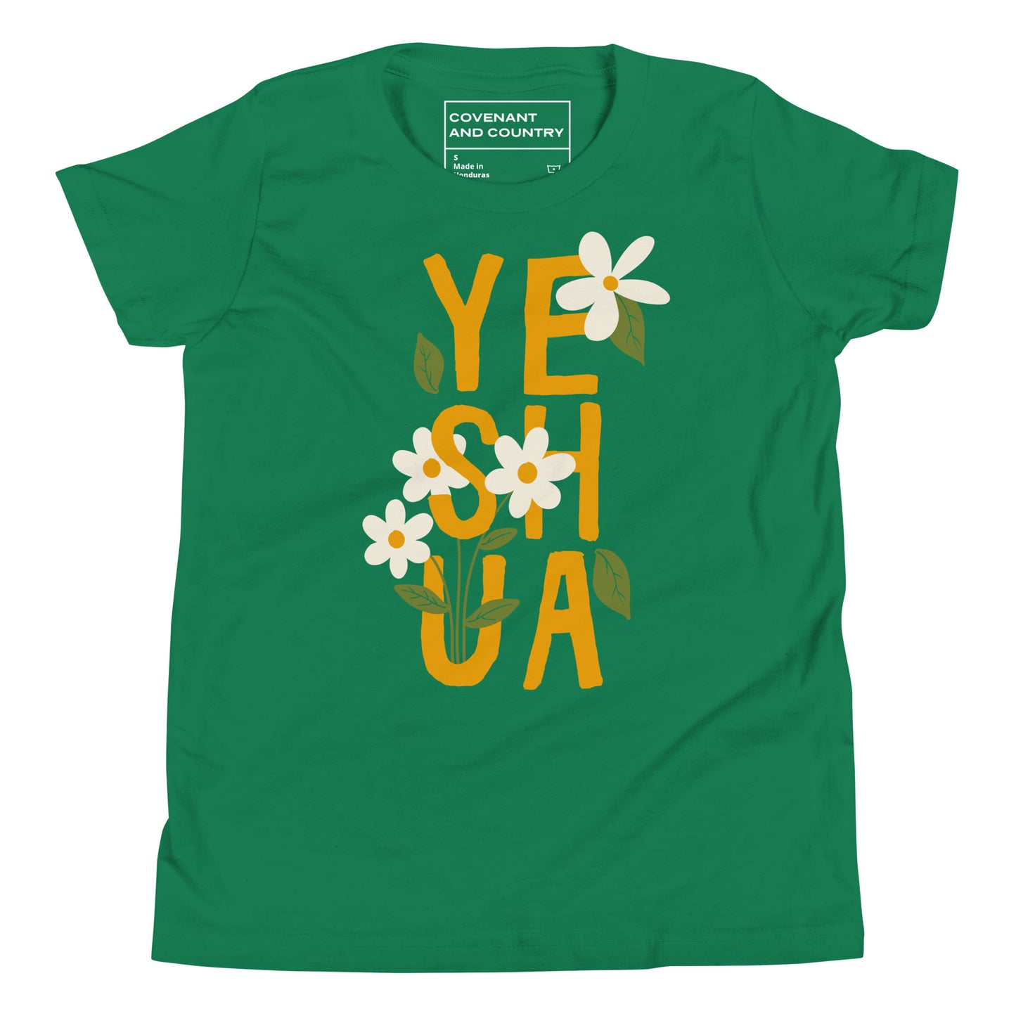 Yeshua Youth T-Shirt Kelly Green