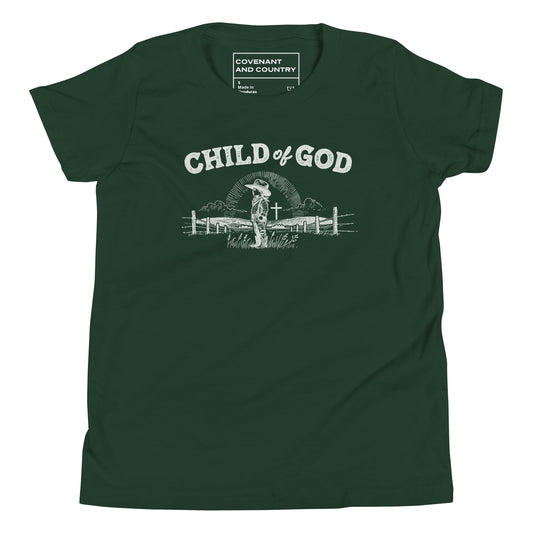 Child of God Forest Green Youth T-Shirt