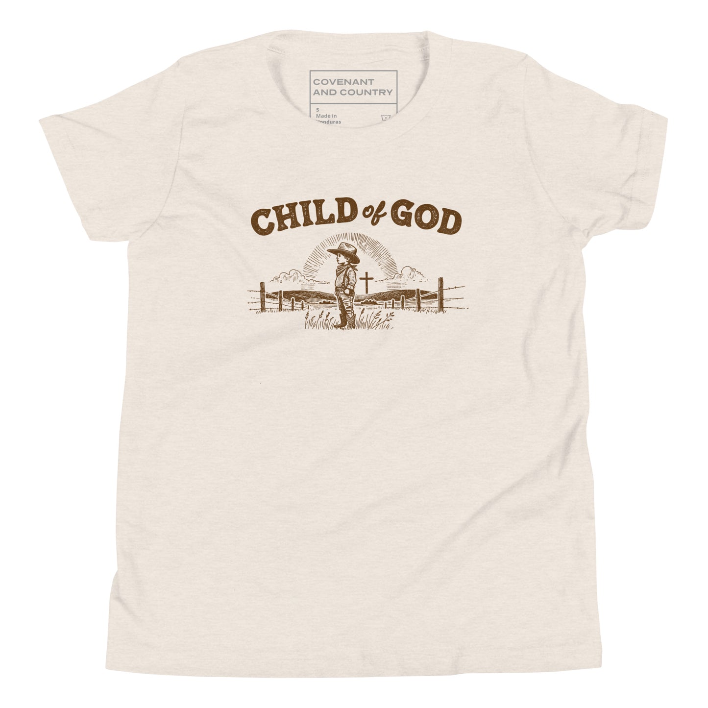 Child of God Heather Dust Youth T-Shirt