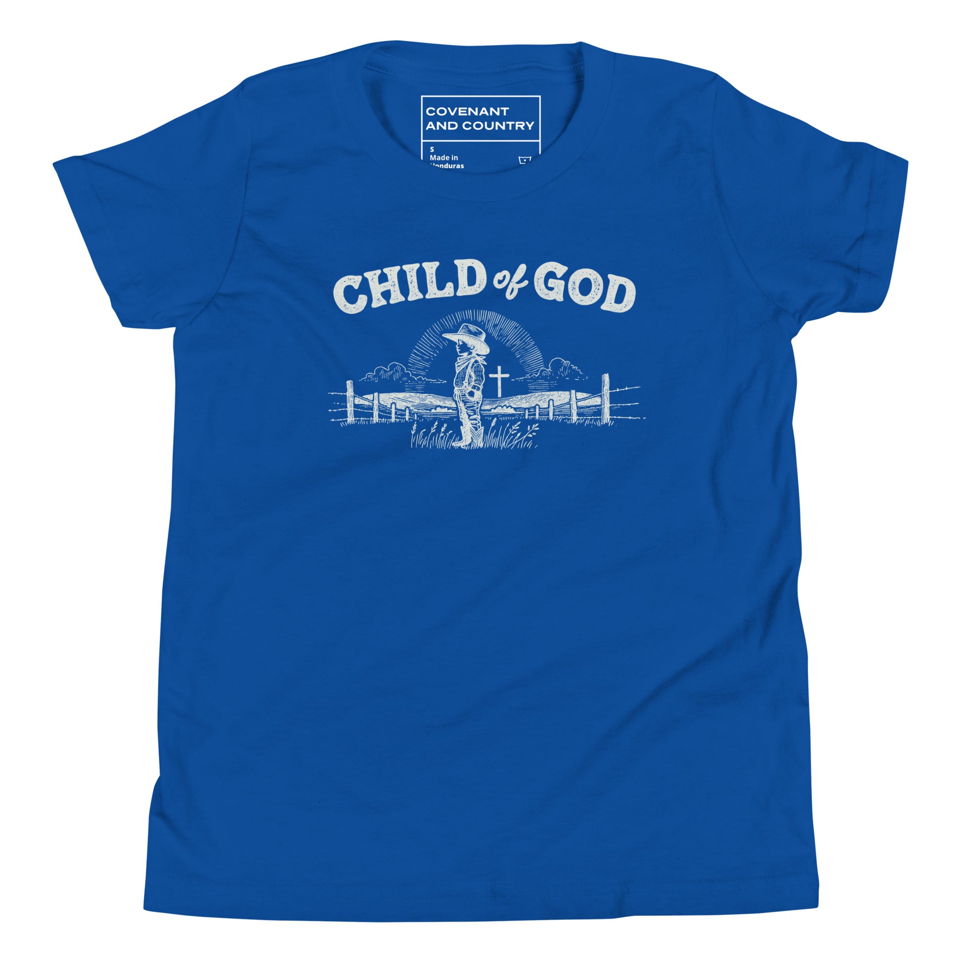Child of God Royal Blue Youth T-Shirt