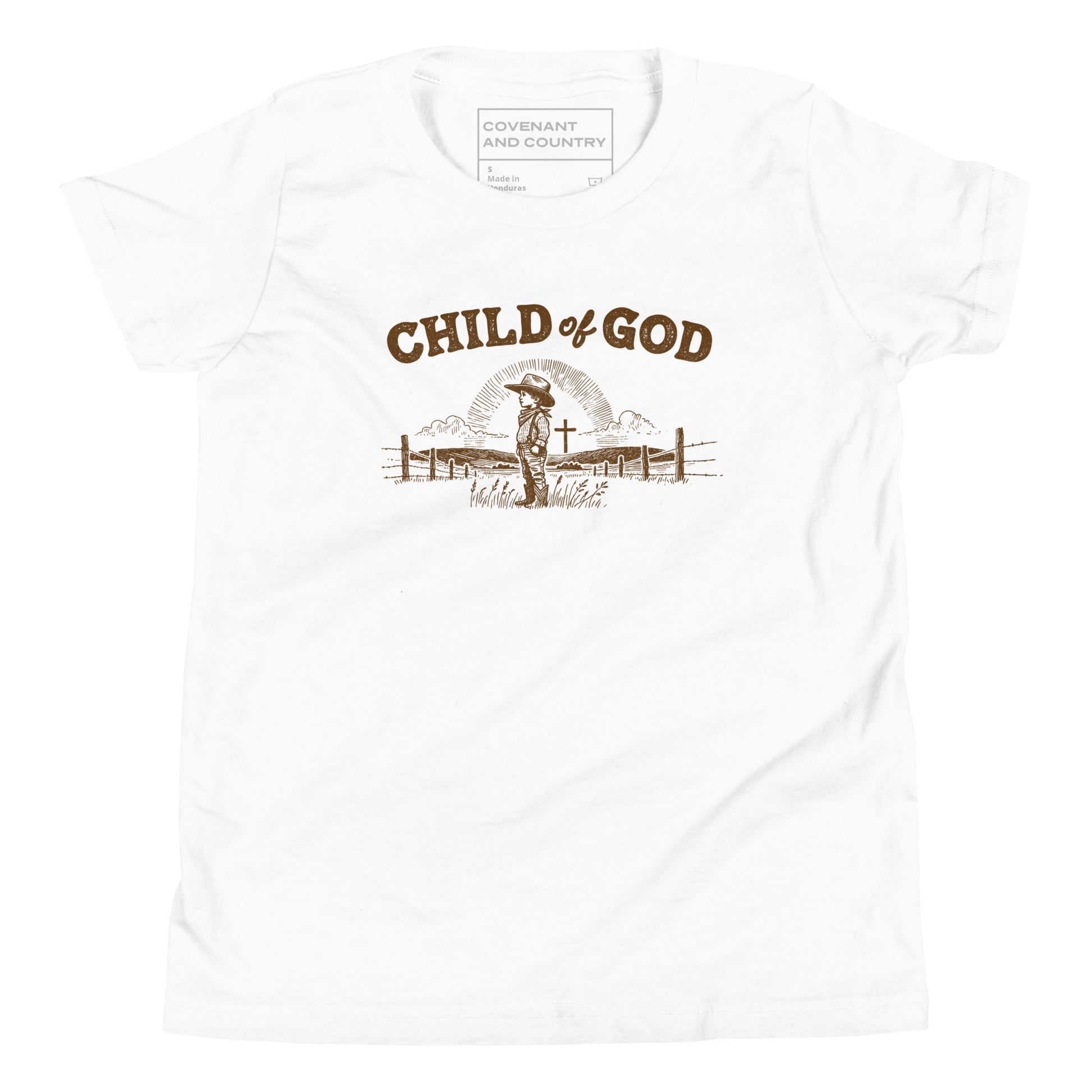 Child of God White Youth T-Shirt