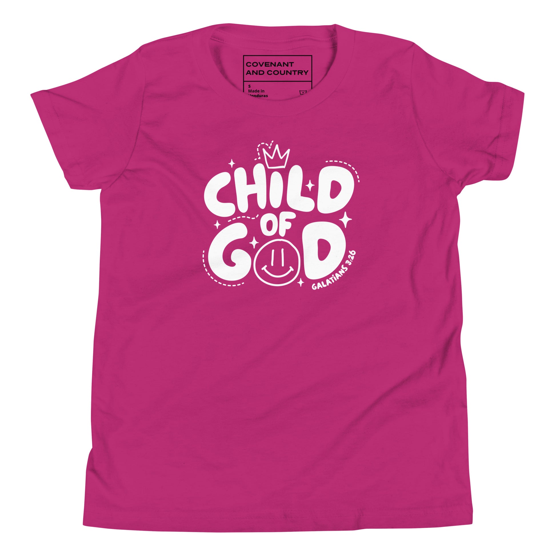 Child of God Youth Berry Pink T-Shirt