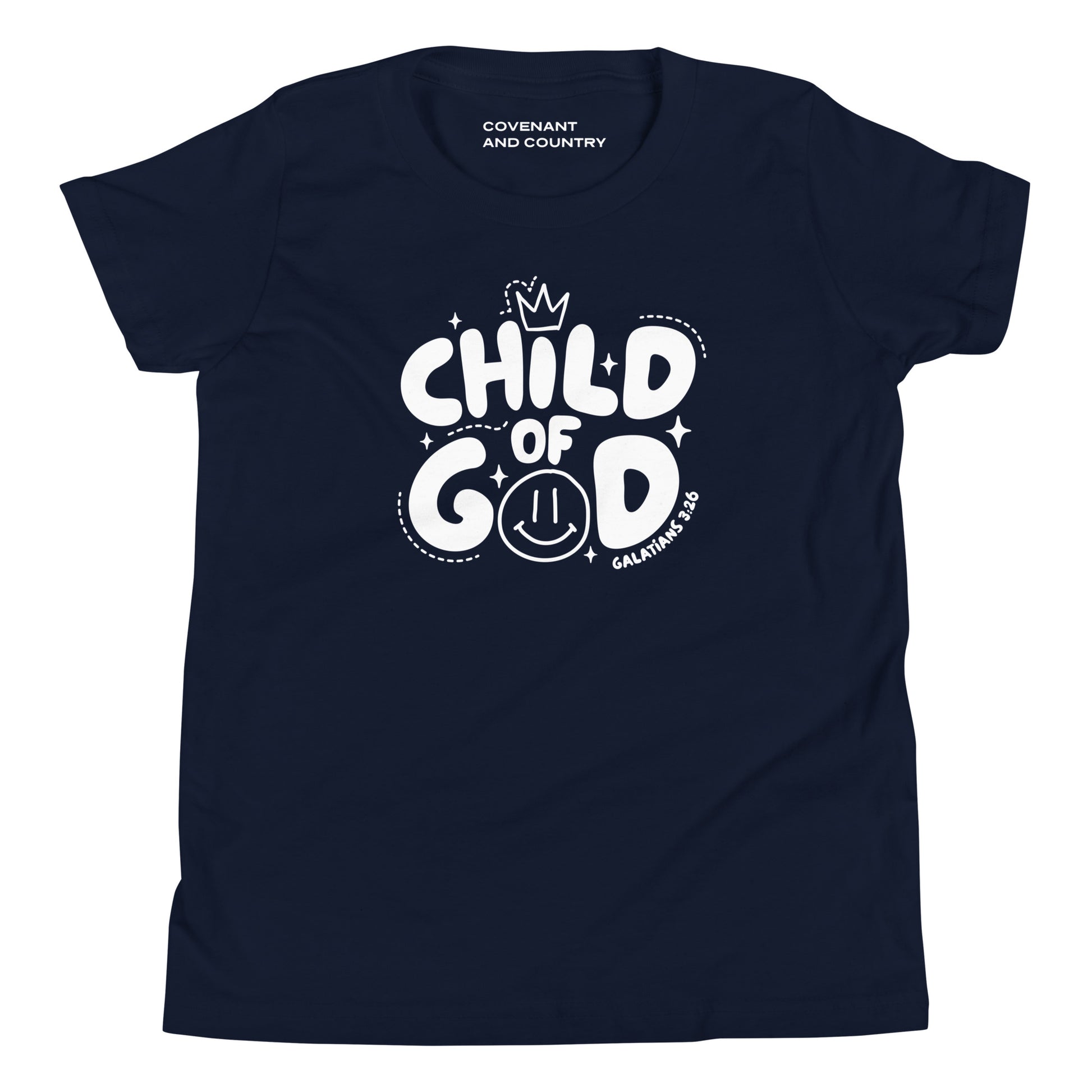 Child of God Youth Navy T-Shirt