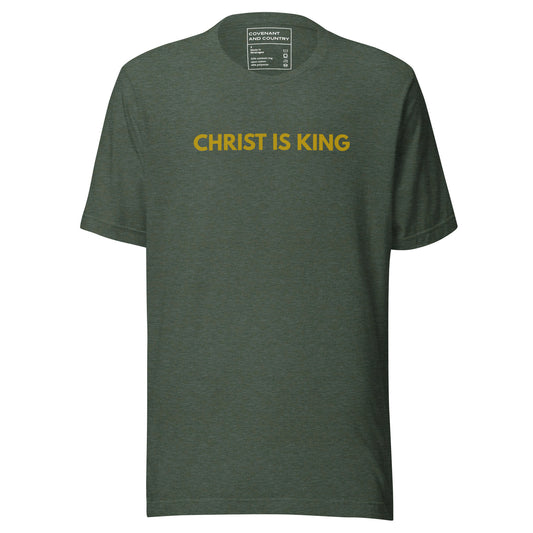 Christ Is King Green T-Shirt