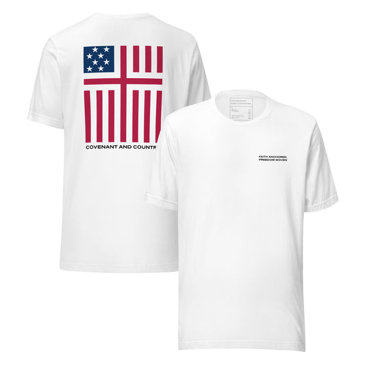 Covenant and Country branded american T-Shirt white