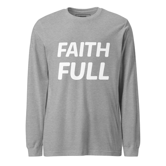 Faithful Long Sleeve T-Shirt Heather Grey