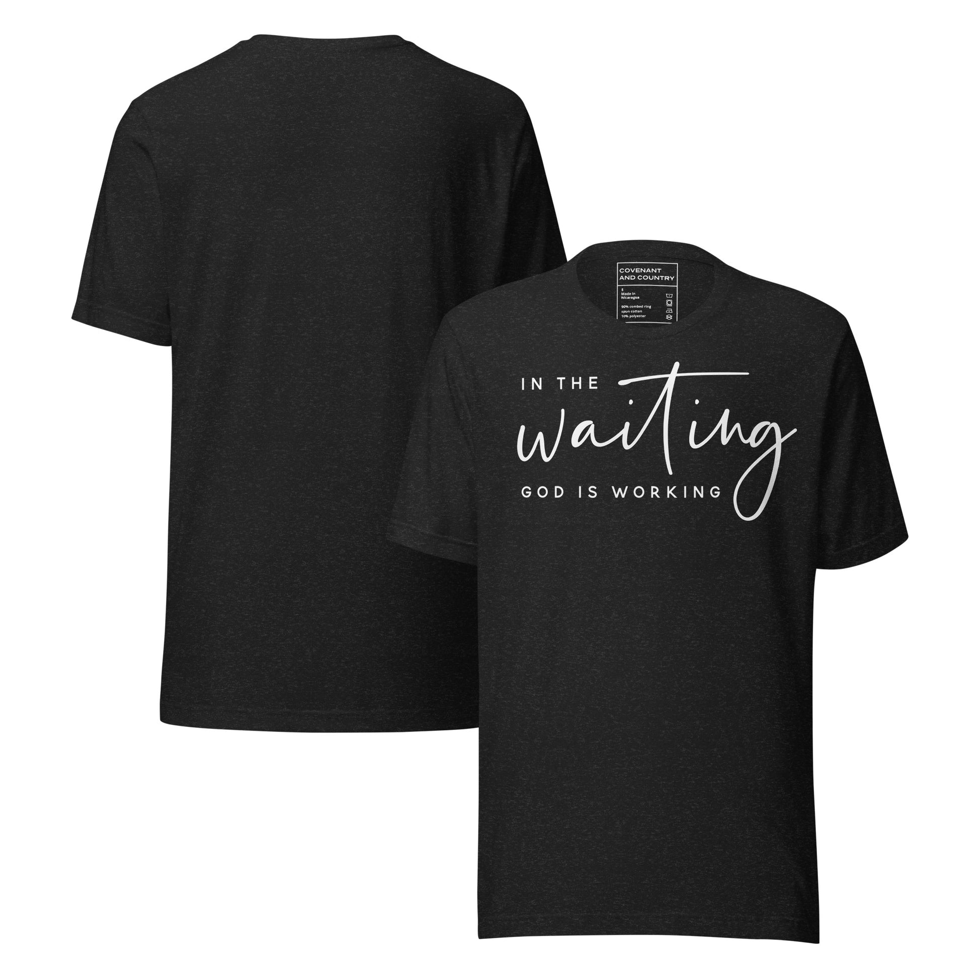 In The Waiting T-Shirt Heather Black