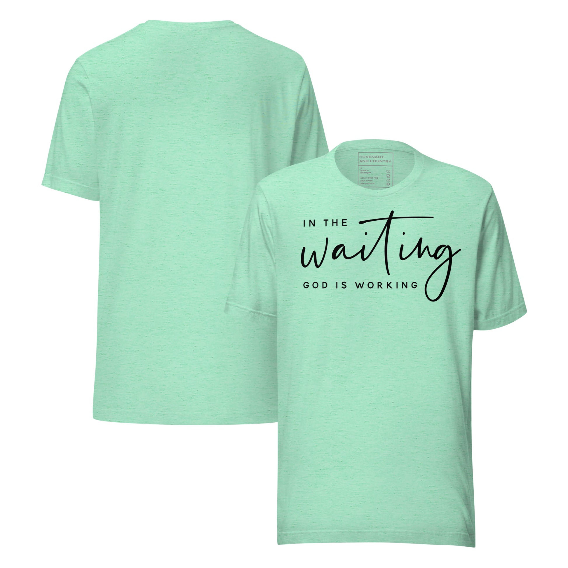 In The Waiting T-Shirt Heather Mint