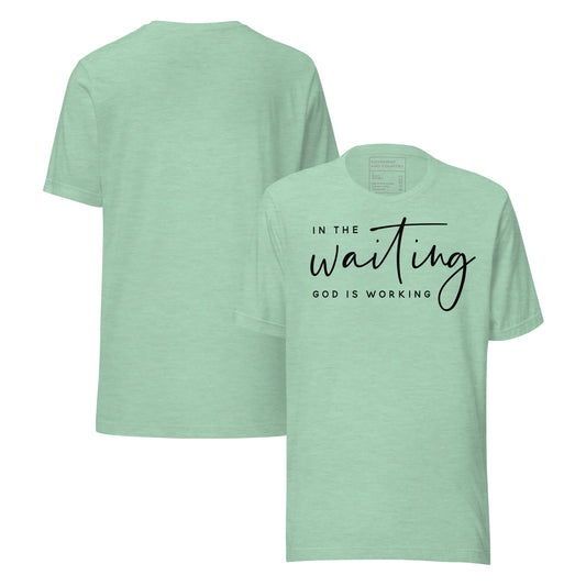 In The Waiting T-Shirt Heather Prism Mint