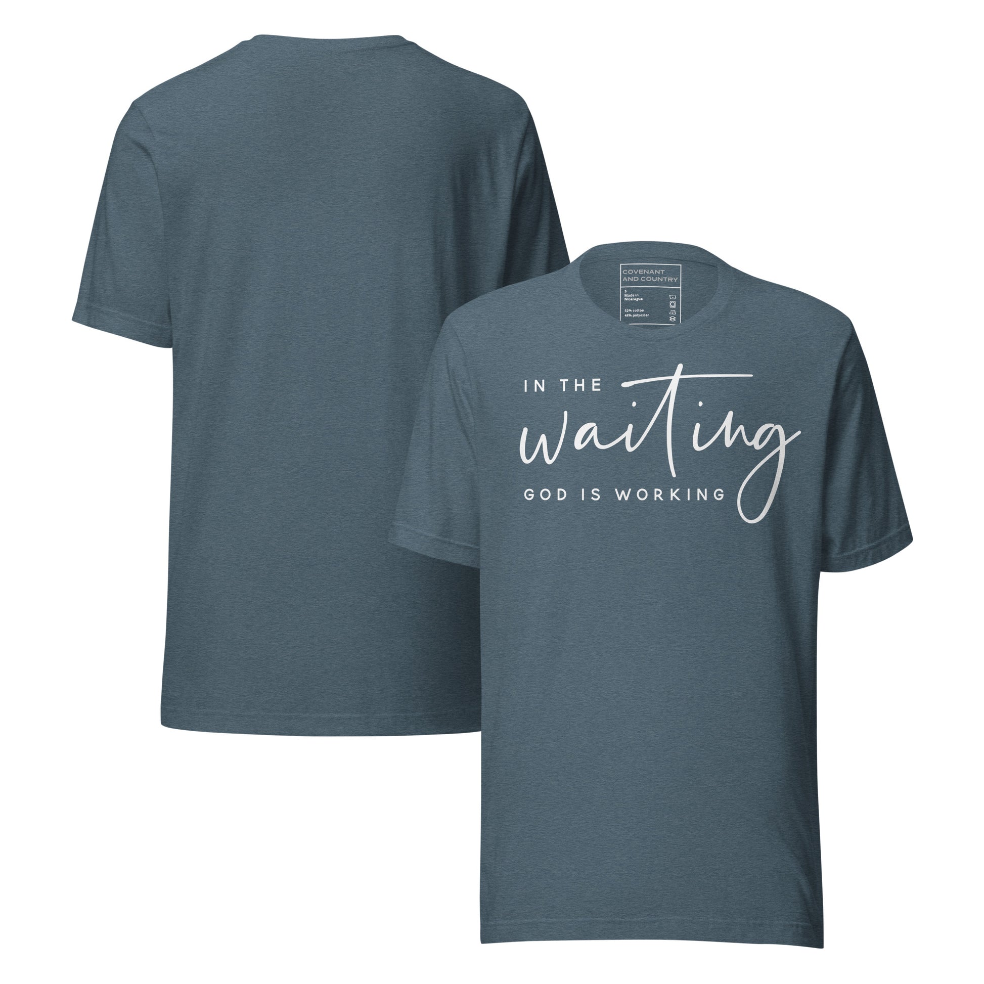 In The Waiting T-Shirt Heather Slate