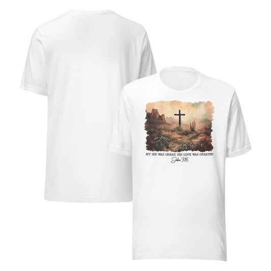  John 3:16 Resurrection T-Shirt White