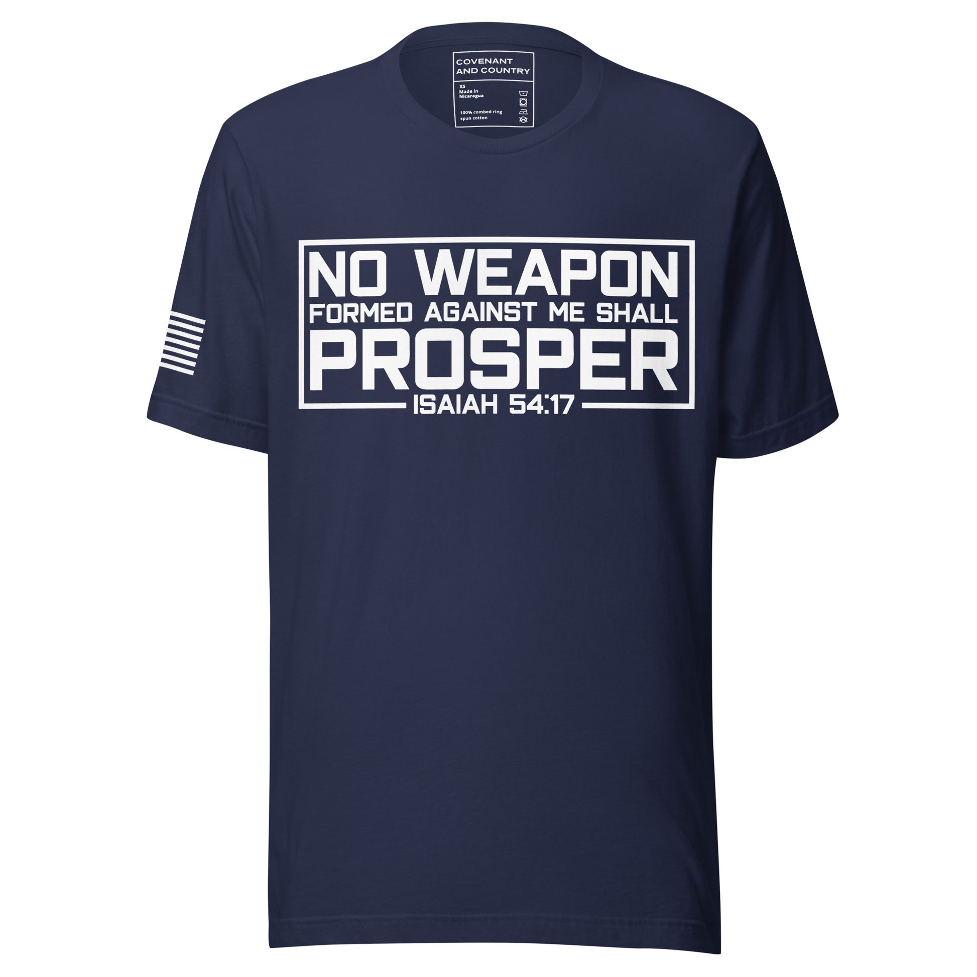 No Weapon Formed Navy Front