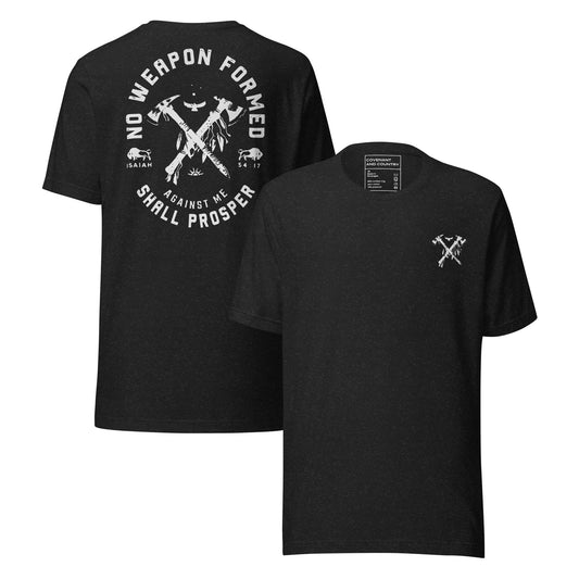 No weapon formed against me shall prosper black t-shirt