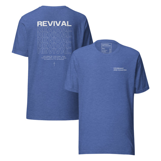 Revival Heather Royal Blue T- Shirt