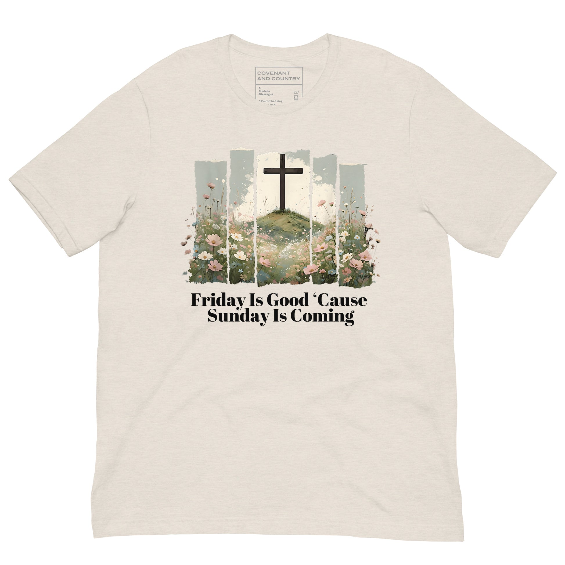 Sunday Is Coming Graphic T-Shirt Heather Dust