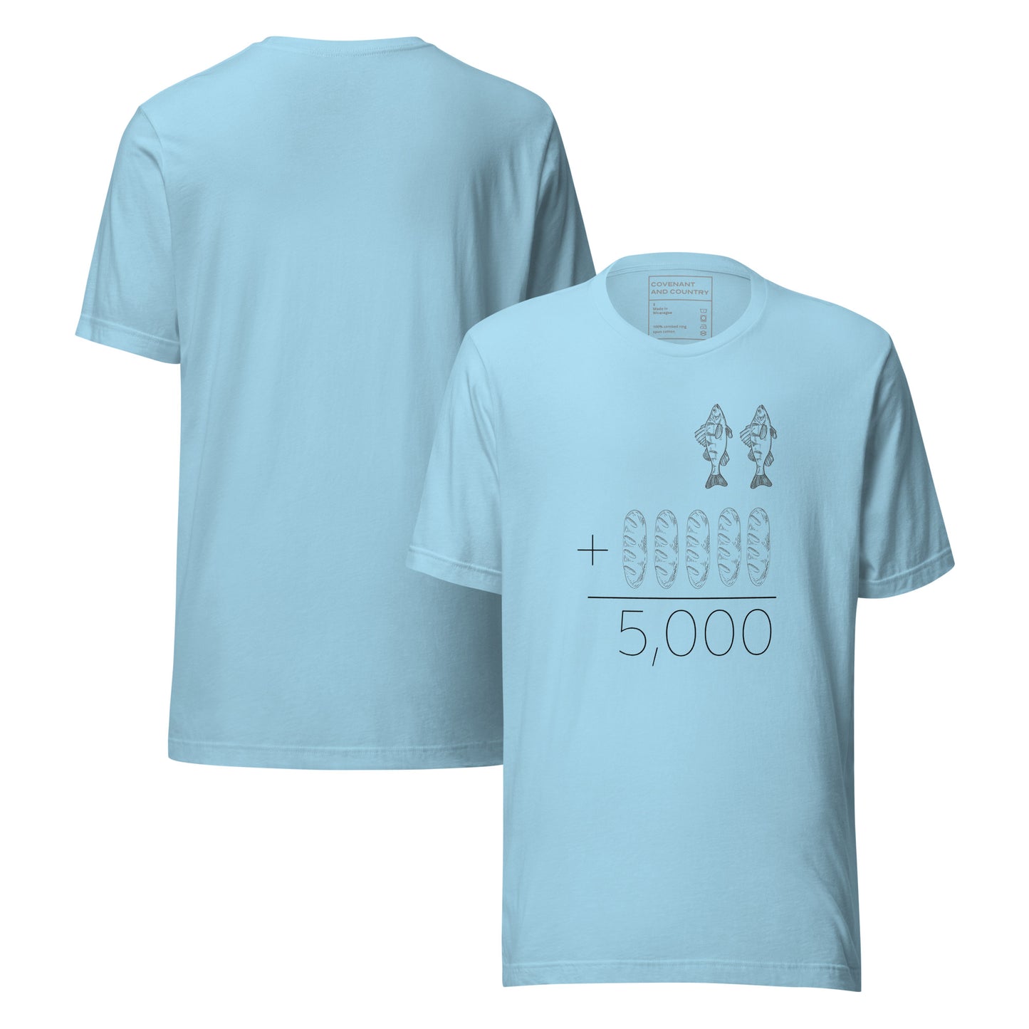 The Multitude Ocean Blue T-Shirt