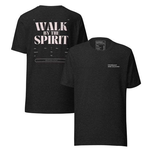 Walk By The Spirit T- Shirt Black