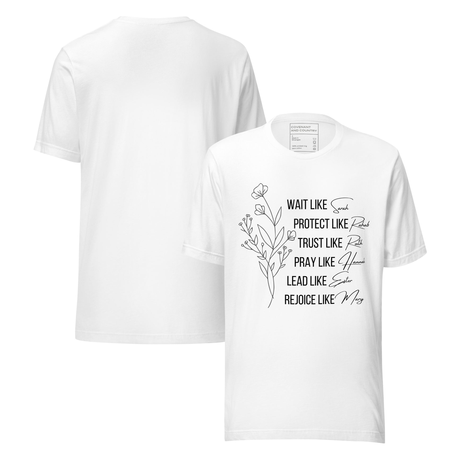 Women of The Bible T-Shirt White