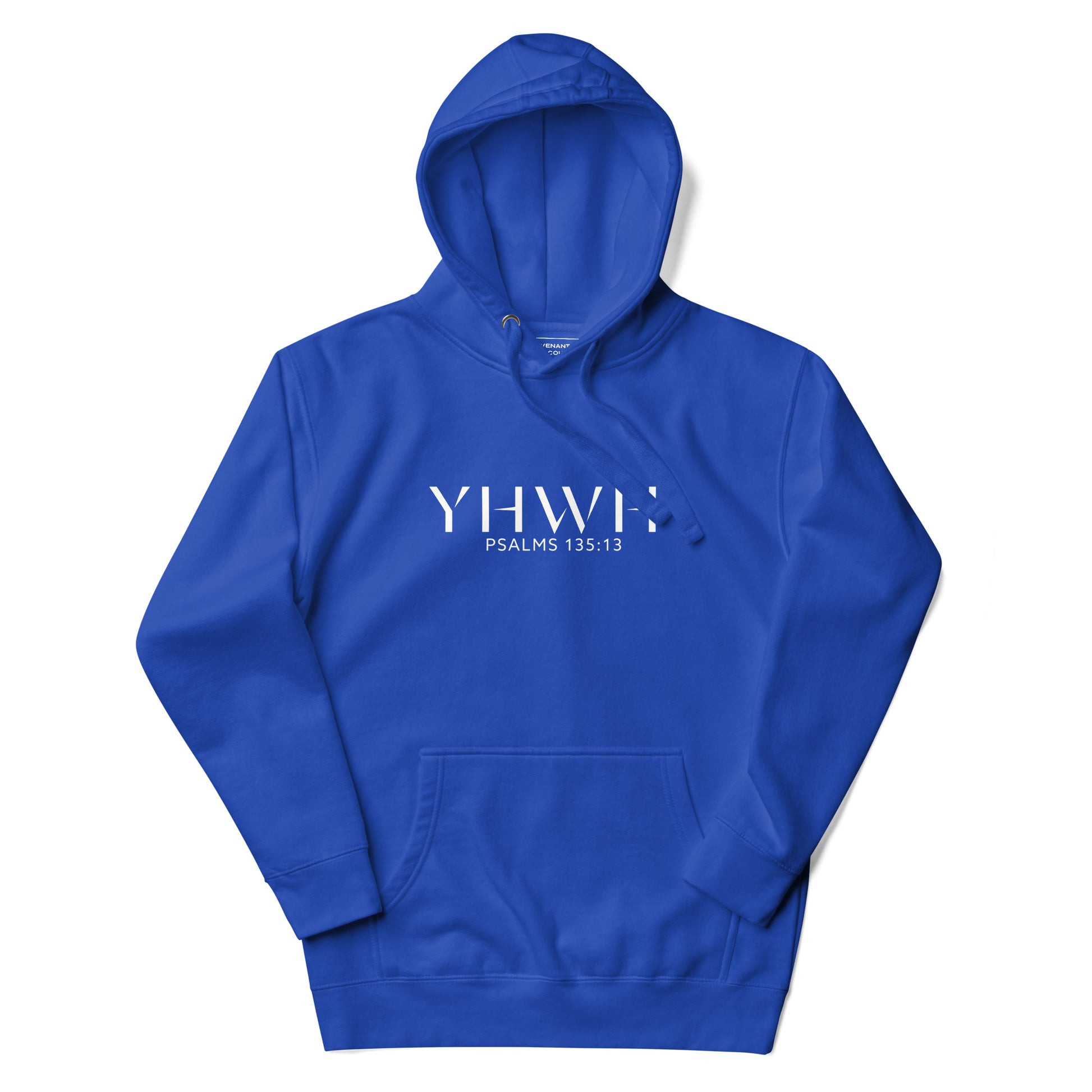 YHWH Psalms 135:13 Hoodie Royal Blue