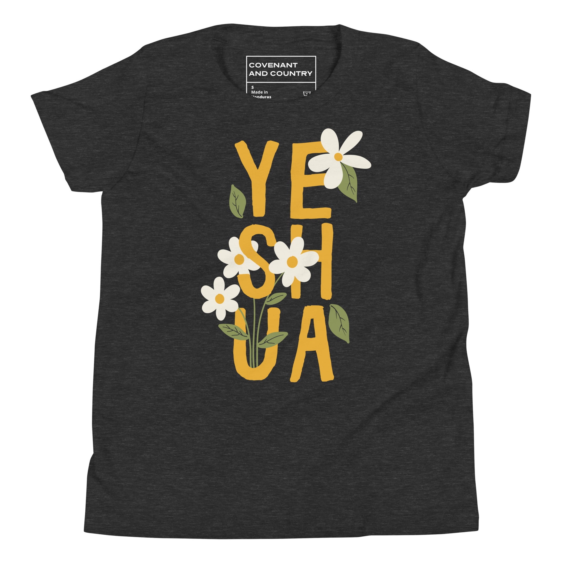 Yeshua Youth T-Shirt Heather Grey