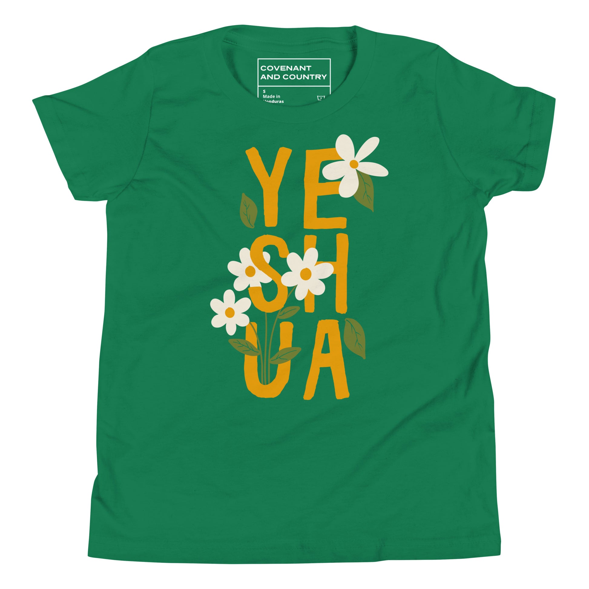 Yeshua Youth T-Shirt Kelly Green